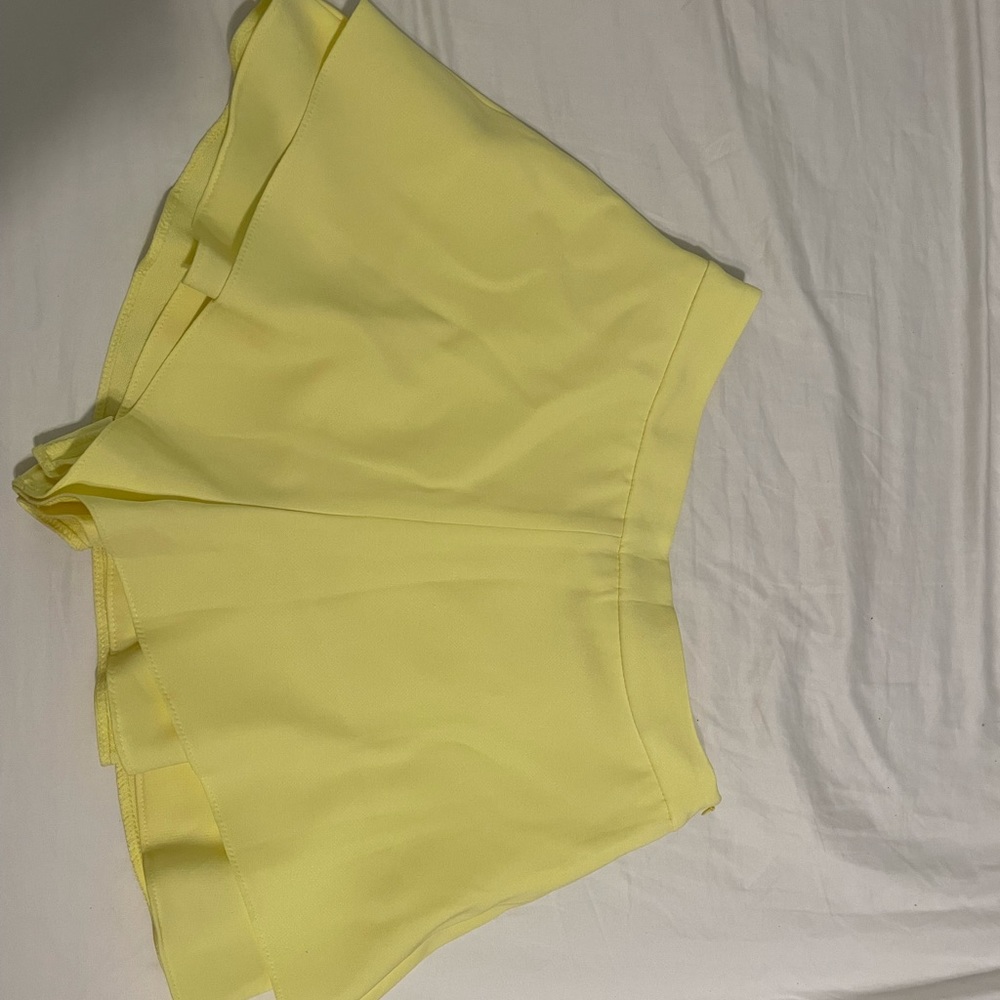 Zara yellow shorts